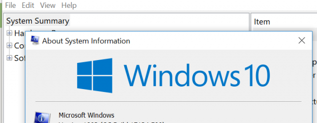 Windows 10 logo screen capture